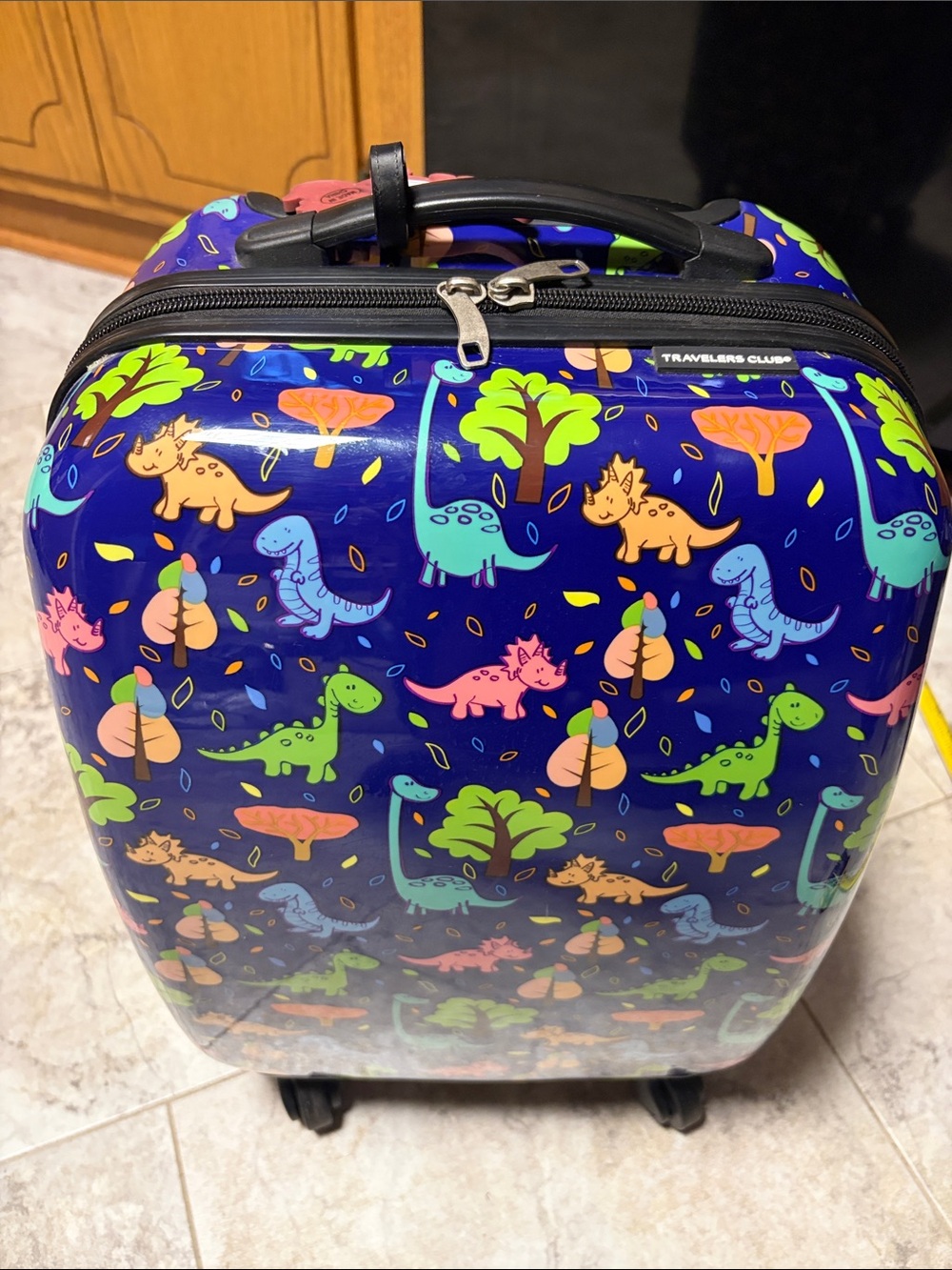 Travelers Club Children’s Luggage Dinosaur Design